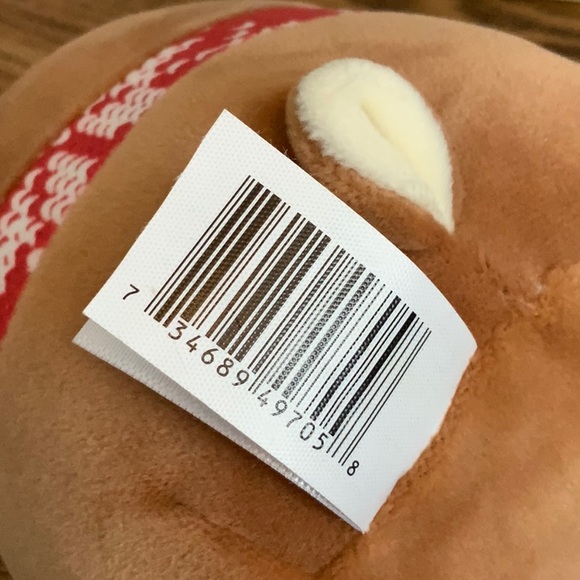 Dawn The Fawn Squishmallow with Christmas Scarf - Picture 5 of 8